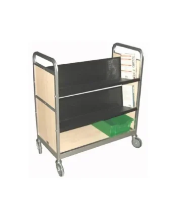 Double Sided Book Trolley