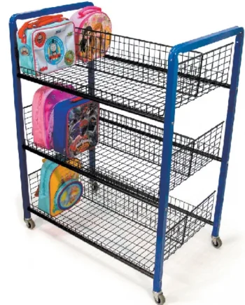 Double Sided Sturdy Lunchbox Trolley