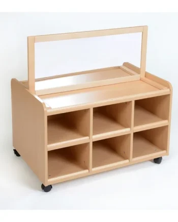 Double Sided Unit - With Framed Mirror