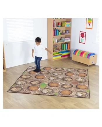 Double Sided Woodland Carpet 2x2m