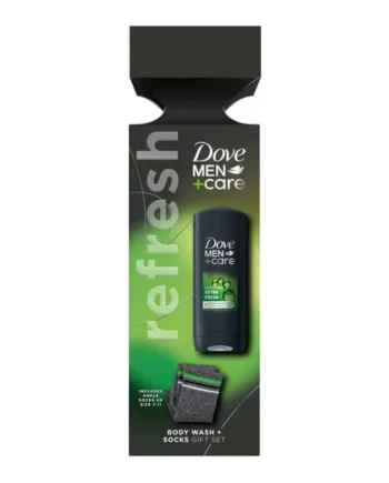 Dove Men+Care Refresh Gift Set - Body Wash & Socks