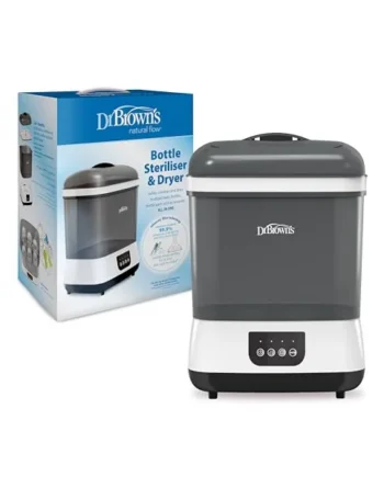 Dr. Brown's All-in-One Steriliser and Dryer | For Baby Bottles, Parts & Other Newborn Essentials