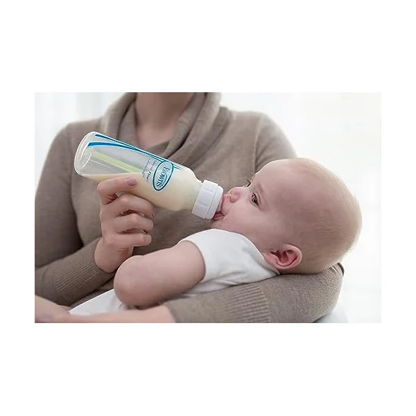 Dr. Brown's Anti-Colic Options+ Narrow Baby Bottle, 8oz/250ml, with Level 1 Slow Flow Teat, 3-Pack