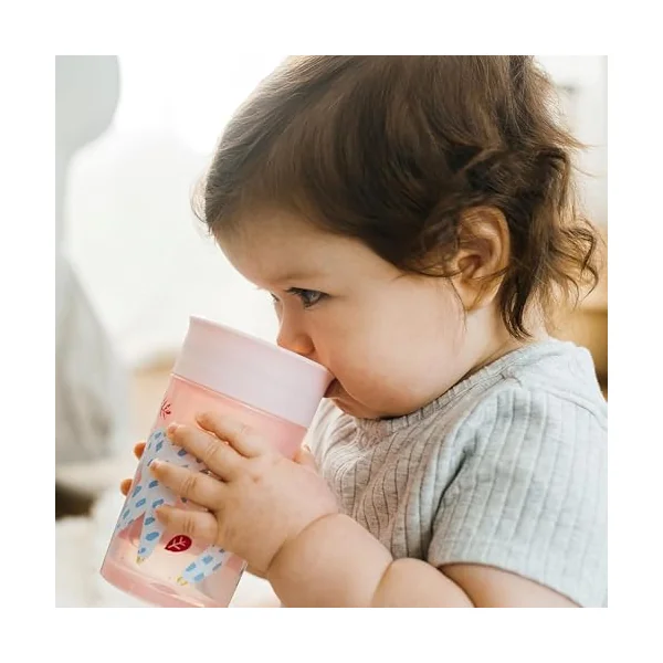 Dr. Brown's Milestones Cheers360 Cup, Pink, 10 oz