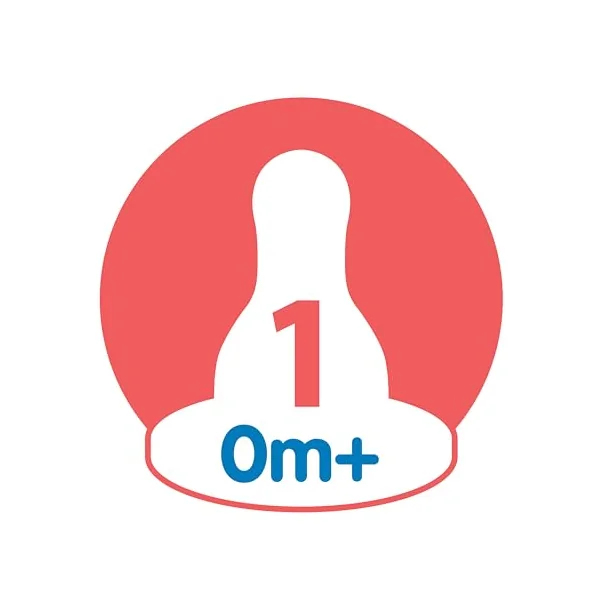 Dr. Brown's Options – Narrow Mouth Teat +0 Meses Transparent