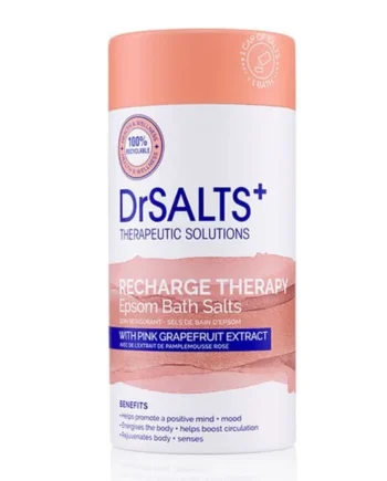Dr Salts Recharge Therapy Epsom Bath Salts 750g - Pink Grapefruit