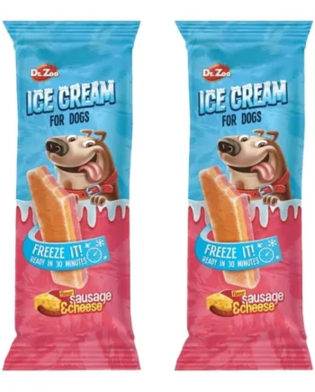 Dr. Zoo Ice Cream 50g x 2 - Sausage & Cheese