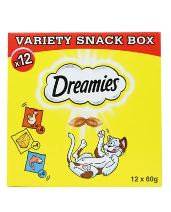 Dreamies Variety Snack Box, 12 x 60g