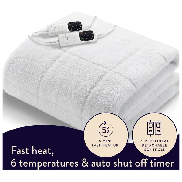 Dreamland Sherpa Electric Underblanket Dual Control-S King