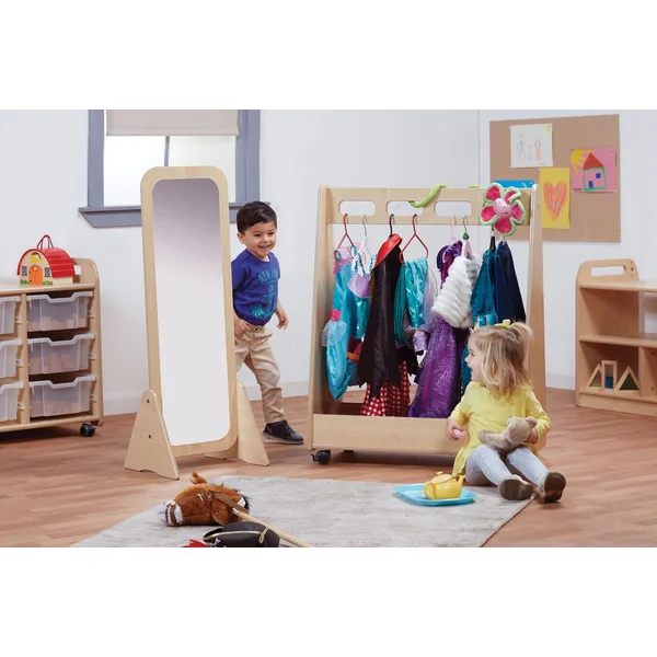Dressing Up Trolley and Mirror Set
