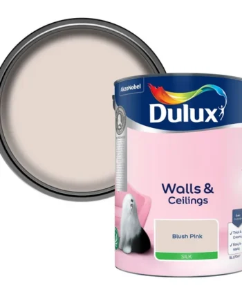 Dulux Blush Pink Silk Wall & ceiling Emulsion paint, 5L