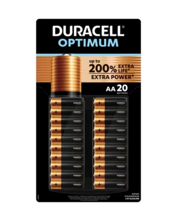 Duracell Optimum AA Batteries - 20 Pack