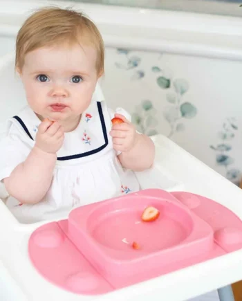 EasyTots EasyMat MiniMax Open Suction Weaning Plate in 5 Colours