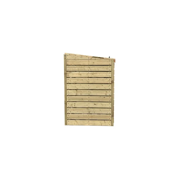 eDecks Deluxe Slatted Outdoor Garden Yard Wooden Timber Single Wheelie Bin Store Storage for 1 Bin 1350mm x 800mm x 945mm