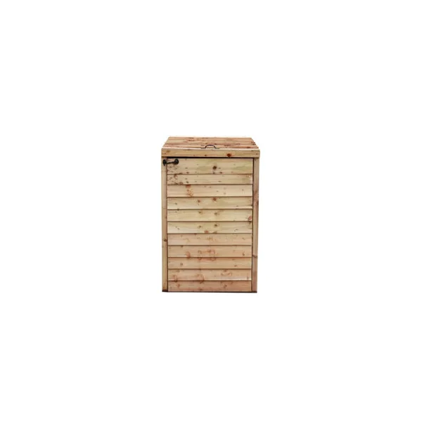 eDecks Outdoor Garden Yard Wooden Timber Single Wheelie Bin Store Storage for 1 Bin 1350mm x 800mm x 945mm