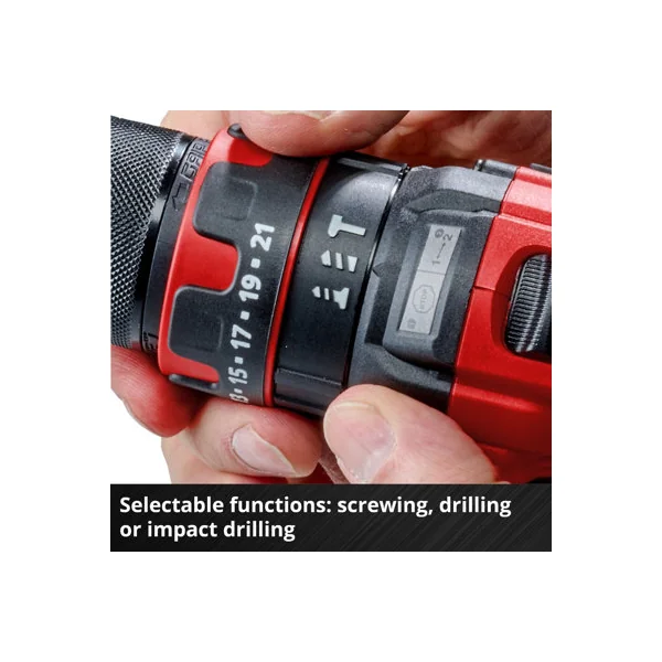 Einhell Cordless Combi Drill 44Nm 18V With Battery And Charger TE-CD 18/44 Li-i Power X-Change
