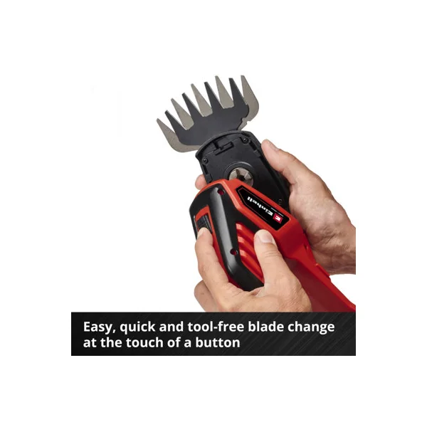 Einhell Cordless Grass And Hedge Trimmer Shears 18V Power X-Change 2 in 1 Lawn Trimmer - GE-CG 18/100 Li T-Solo - Body Only