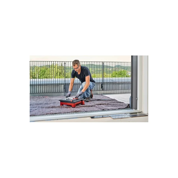 Einhell Cordless Tile Cutter 115mm 18V Power X-Change Adjustable Angle Stop And Table Tilt TE-TC 18/115 Li-Solo - Body Only