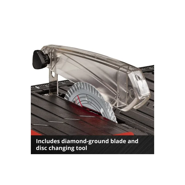 Einhell Cordless Tile Cutter 115mm 18V Power X-Change Adjustable Angle Stop And Table Tilt TE-TC 18/115 Li-Solo - Body Only