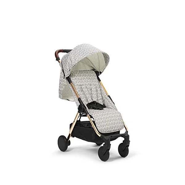 Elodie Details Mondo Stoller® Pushchair from Birth to 4 Years (22kg) - Lie-Flat Position, One Hand Folding and Steering, Lightweight Cabin Size Travel Buggy - Desert Rain