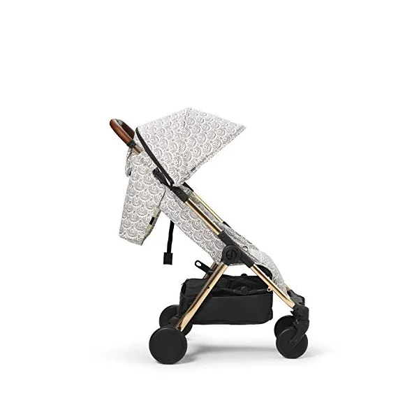 Elodie Details Mondo Stoller® Pushchair from Birth to 4 Years (22kg) - Lie-Flat Position, One Hand Folding and Steering, Lightweight Cabin Size Travel Buggy - Desert Rain