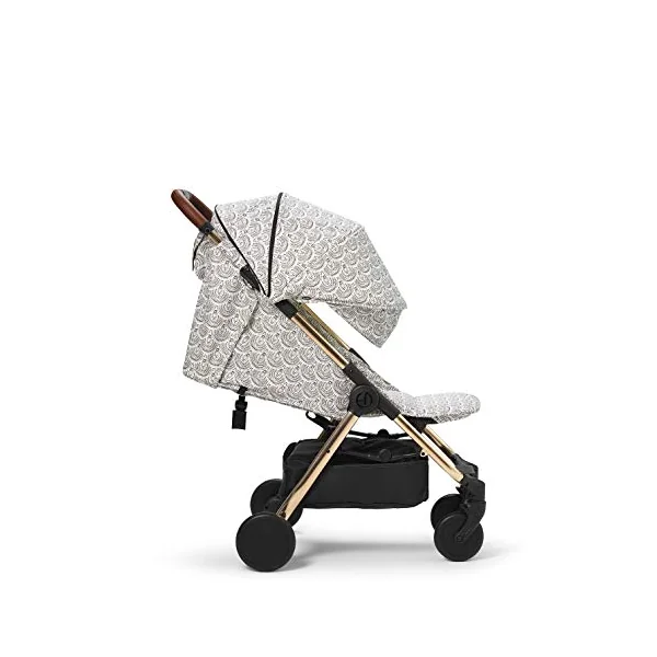 Elodie Details Mondo Stoller® Pushchair from Birth to 4 Years (22kg) - Lie-Flat Position, One Hand Folding and Steering, Lightweight Cabin Size Travel Buggy - Desert Rain