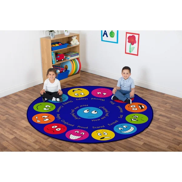 Emotions Circular Carpet 2m