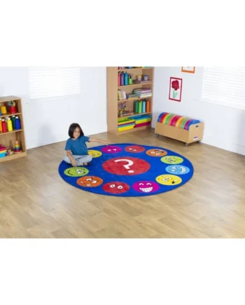 Emotions Faces Carpet 2m Diam