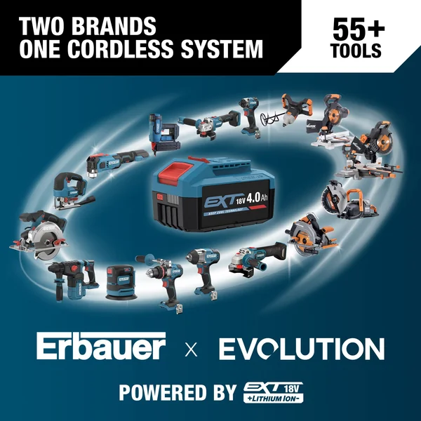 Erbauer 18V EXT Keep Cool Brushless V2 Cordless Impact driver (Bare Tool) - ERI1093IPD