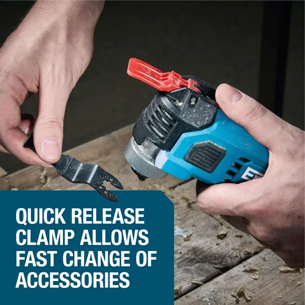 Erbauer 18V EXT Keep Cool Brushless V2 Cordless Multi tool (Bare Tool) - ERI1080MLT