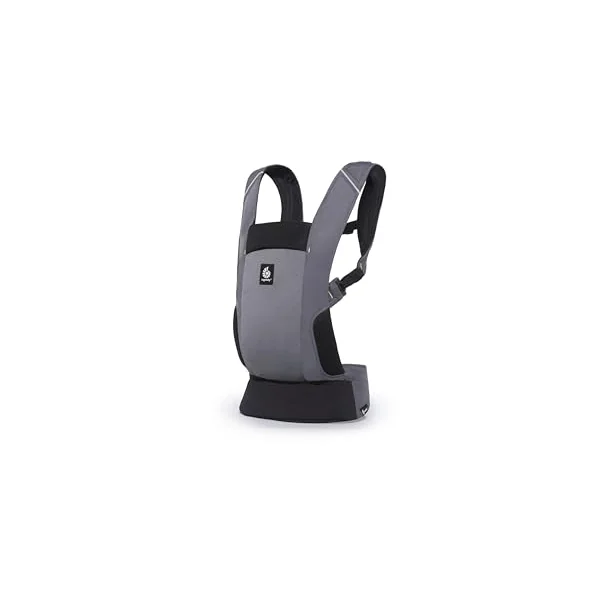Ergobaby Away Baby Carrier, Travel Carrier for Babies and Toddlers (5.4-15.9 kg), 2-Position Carrier, Back Carrier, Baby Carrier, Graphite Grey