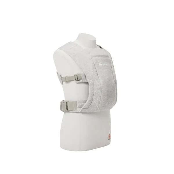 Ergobaby Embrace Baby Carrier for Newborns from Birth with Head Support, Extra Soft and Ergonomic, Soft Grey