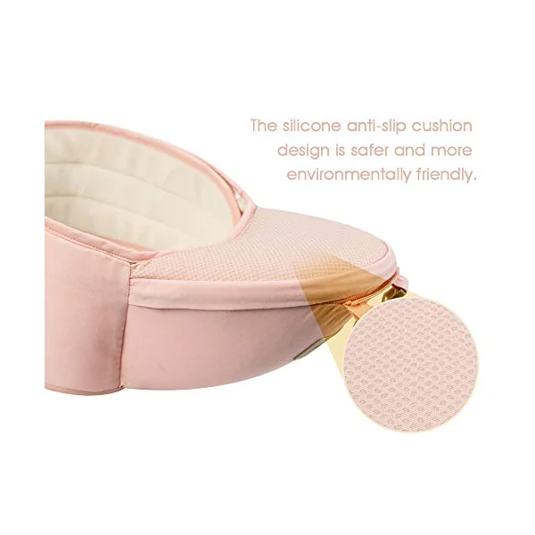 Ergonomic Baby Carrier with Hip Seat, 360° Positions, Soft and Breathable, All Seasons, for Newborns and Toddlers, Hiking Shopping Travelling