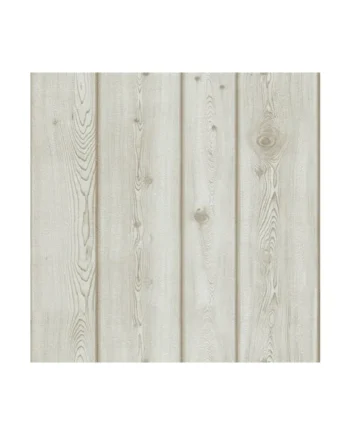 Erismann Wood Panel Effect Wallpaper Wooden Planks Boards Realistic Textured Off White 43016