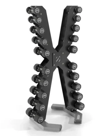 Escape Fitness 1-10 kg Dumbbell Set with XRACK 2.0 Rack