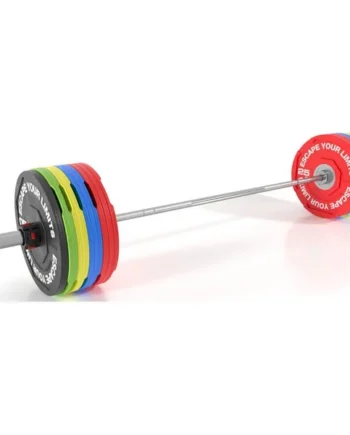 Escape Olympic Bar With Colour Plates - 150kg