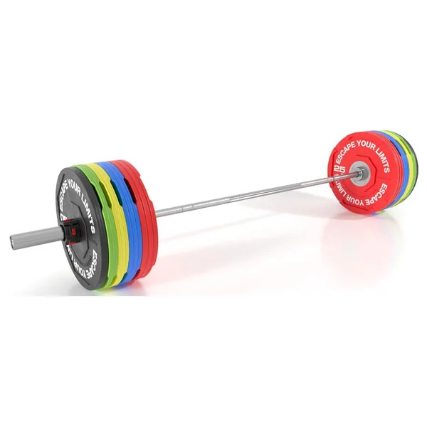 Escape Olympic Bar With Colour Plates - 150kg