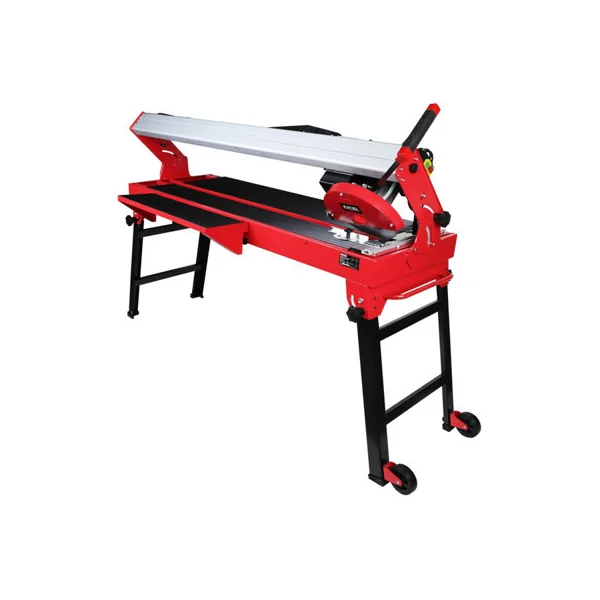 Excel 1250mm Bridge Wet Tile Cutter 1200W 240V with 1260mm Table Cuts Ceramic & Stone Tiles, Heavy Duty Tool