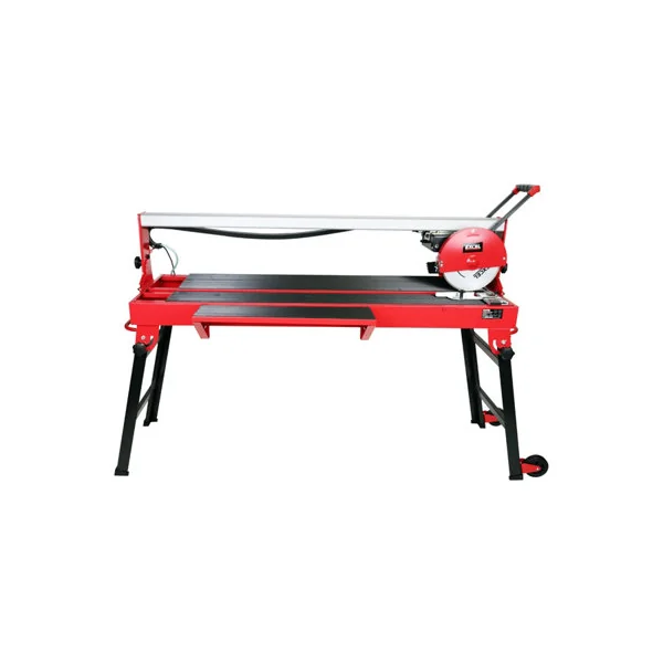 Excel 1250mm Bridge Wet Tile Cutter 1200W 240V with 1260mm Table Cuts Ceramic & Stone Tiles, Heavy Duty Tool