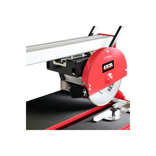 Excel 1250mm Bridge Wet Tile Cutter 1200W 240V with 1260mm Table Cuts Ceramic & Stone Tiles, Heavy Duty Tool