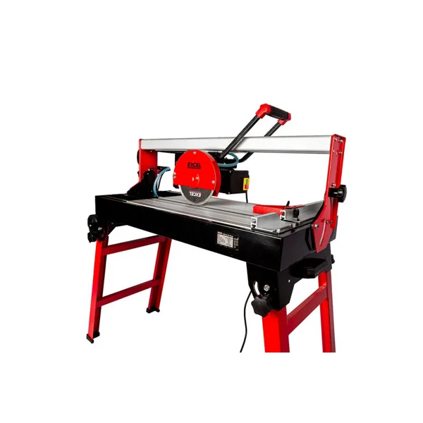 Excel 620mm Wet Tile Cutter 800W 230V with Water-Cooled Precision Cutting for Ceramic & Stone Tiles
