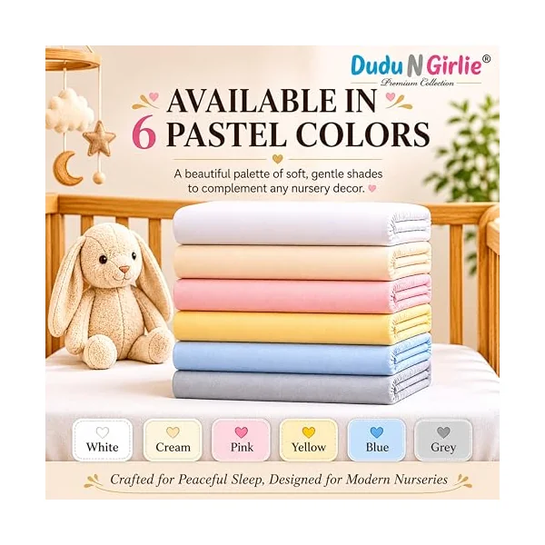 Family Bedding Cotton Thick Jersey Mini Cot Fitted Sheet, 50 cm x 100 cm, White | Fits Mini Cot Beds, Secure Mattress Fit, Soft Touch, Easy Care