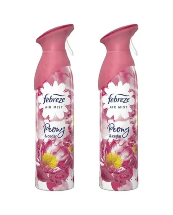 Febreze Air Freshener Spray 300ml - Peony & Cedar x2