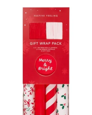 Festive Feeling Candy Cane Gift Wrap Pack