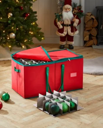 Festive Feeling Premium Ornament Storage Bag