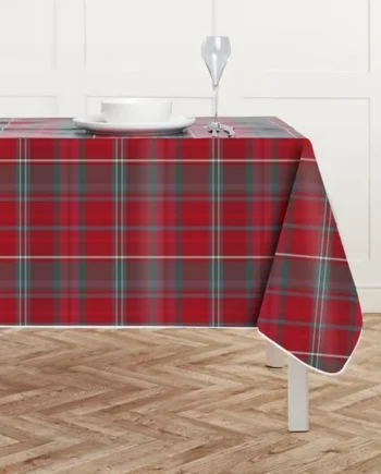 Festive Feeling Wipe Clean Table Cloth - Tartan
