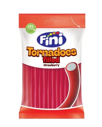 Fini Tornadoes Filled Strawberry 180g