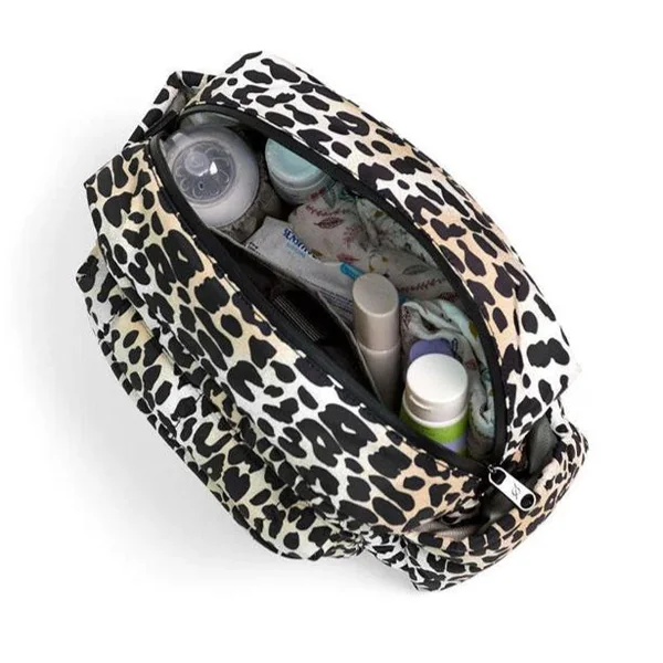 Finnson Freya Eco Oversized stroller organiser with stroller clips - Leopard