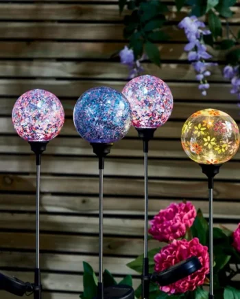 Firefly Painted Ball Stake Lights