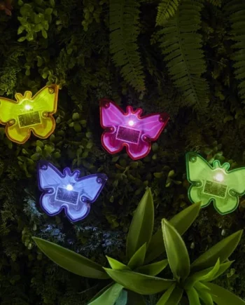 Firefly Solar Light Co LED Solar Lights 4 Pack - Butterfly